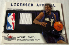 2003-04 FLEER PATCHWORK LICENSED APPAREL JERSEY MICHAEL FINLEY LA-MF 196/300