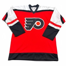 Vintage 90s Locker Room Philadelphia Flyers Hockey Jersey Adult Size Large