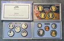 2010 S United States Complete Clad 14 Coin Proof Set in OGP with COA