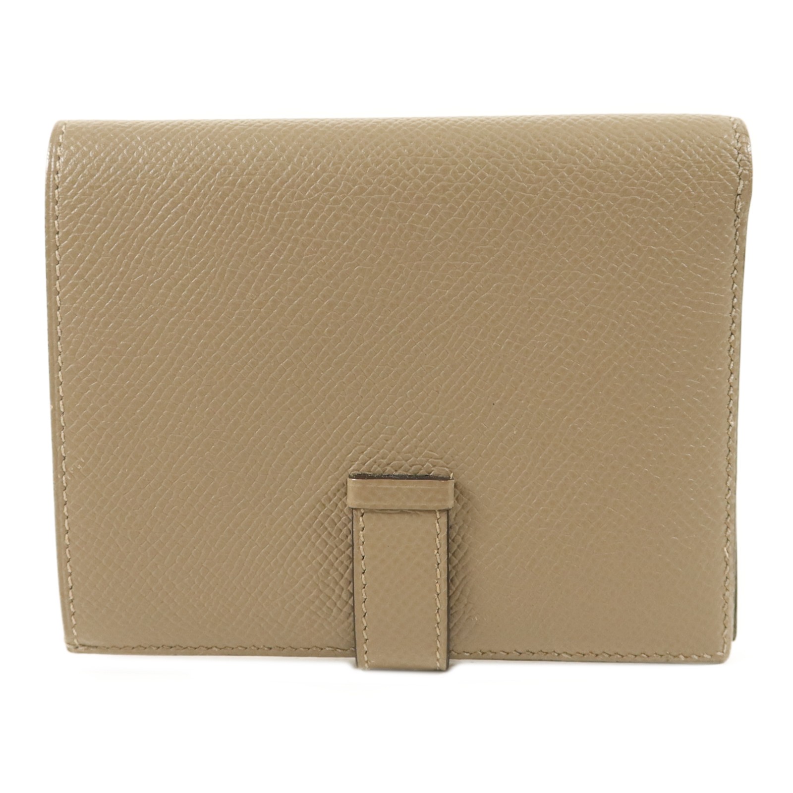 HERMES PHW Bearn Compact Bifold Wallet Epsom Leather Gris Asphalte image 2