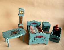 Puppenstubenmöbel  Bauernmöbel- Stube, Schlafzimmer
