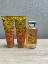 3 BATH  BODY WORKS MANGO MAI TAI ULTRA SHEA BODY CREAM  SHOWER GEL
