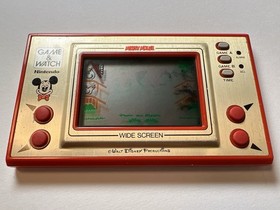 NINTENDO GAME AND & WATCH Mickey Mouse 1981 Wide Screen From Japan Very Rare