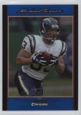 2007 Bowman Chrome Blue Refractor 46/150 Michael Turner #BC192 2h5