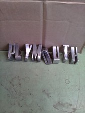 50-70 Plymouth Emblem Letters 50-70 Plymouth Emblem Letters