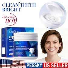 5PCS Teeth Whitening Powder Tea Coffee Smoking Stain Remover Tooth Deep Cleaning