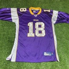 Sidney Rice Minnesota Vikings Jersey Mens 52 Reebok Stitched Purple #18