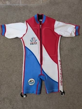 Vintage Waterworks Wetsuit Mens XL Dolphin Padded Barefoot Ski Champions USA