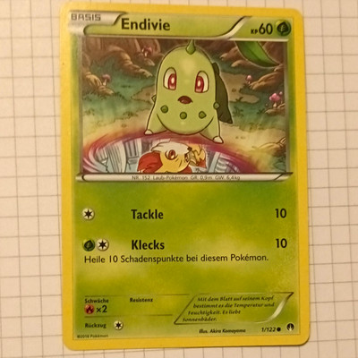 Pokémon TCG Karten Lot 10x Deutsch Pflanze Endivie Webarak Wadribie Zirpeise