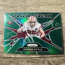 2024 Panini Prizm - Prizm Break George Kittle #2 Green Prizm