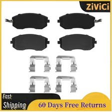 4PCS Front Ceramic Brake Pads For Subaru Impreza GG GD GH G3 GP GJ 2.0 2.5 Sedan