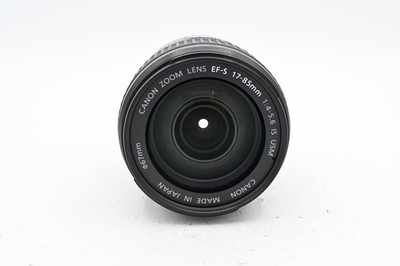 Canon EF-S 17-85mm f/4-5.6 IS USM Autofocus APS-C Lens, Black {67}