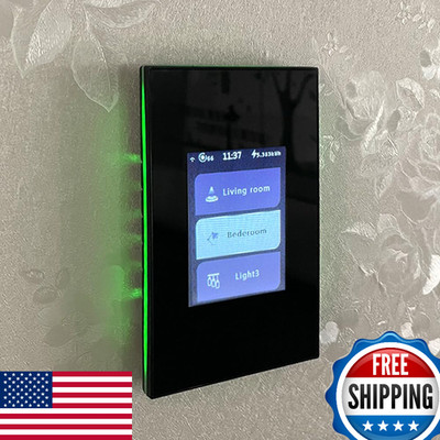 LANBON Smart Light Switch 1/2/3 Gang 3-Way Whole House LCD Touch Panel Wi-Fi MES