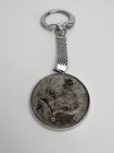 JFK 90% Silver 1964 Half Dollar Heavy Circulated Key Chain