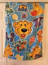 Bear in the Big Blue House inspired soft kids blanket 30x40