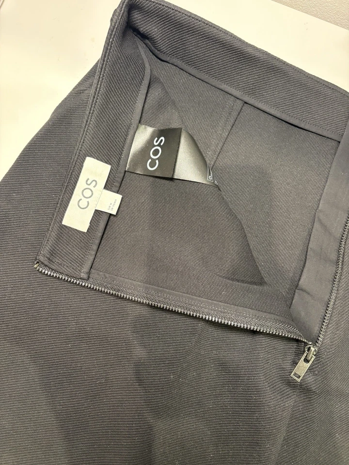 COS Black A-line Skirt Women Size M - Image 3 of 3