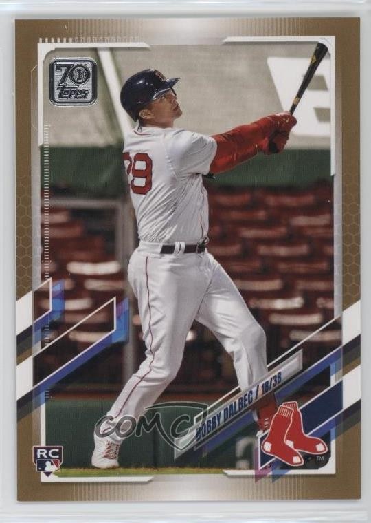 2021 Topps Gold /2021 Bobby Dalbec #26 0g65