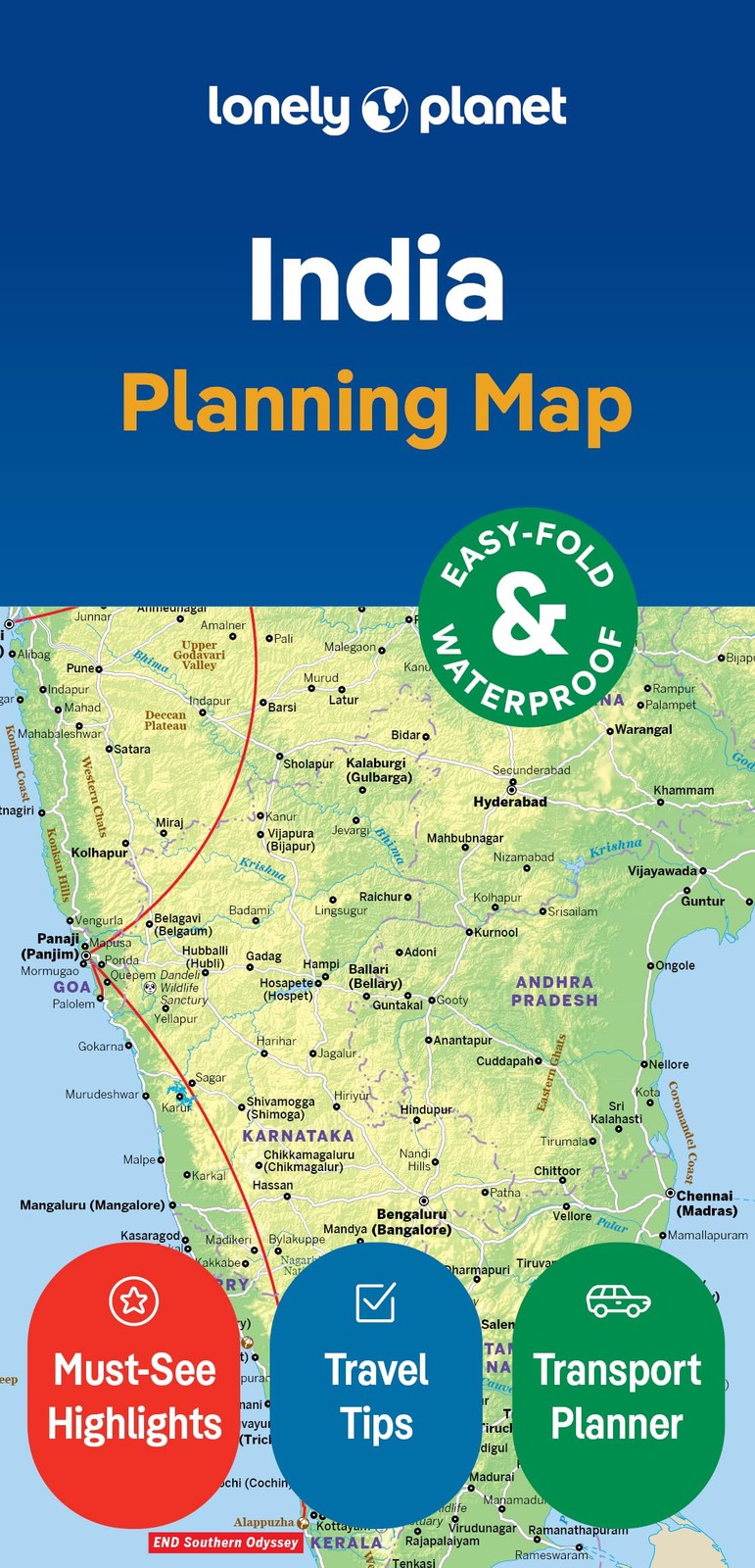 India Planning Map Lonely Planet - Image 2