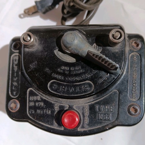 Lionel Trafo 1063 75 Watt Made in USA 60er Jahre WIE BESEHEN ZUSTAND NICHT GETESTET | Zustand: Used