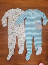 Carter  s Toddler Long Sleeve Fleece Footed Pajamas 4T