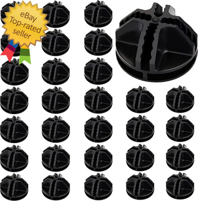 Wire Cube Connectors, Plastic Corner Connords for DIY Cube Storage Grid Shelves,
