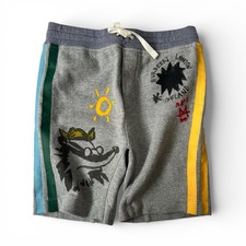 Burberry Kids Printed Cotton Knit Shorts 8 Years For Boys