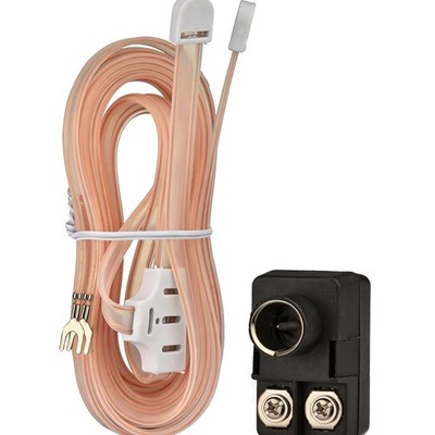 FM UKW Zimmerantenne T-Formation Kabelantenne mit 75 Ohm Adapter für Radioemp...