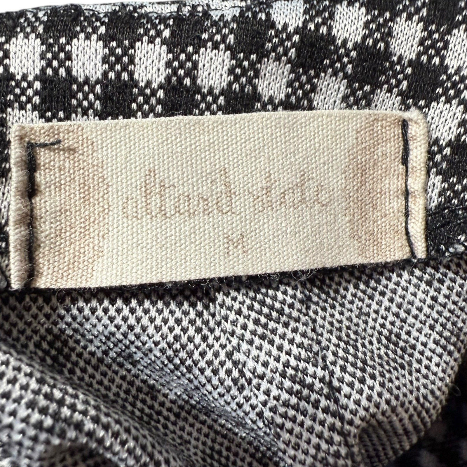 Altar'd State Black and White checkered gingham mini skirt with Pockets - medium