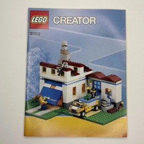 4x Lego Creator 31012 - Family House - Instruction Manuals Only