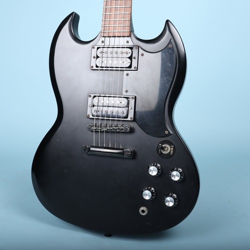 2004 Epiphone SG Goth Black Electric Guitar
