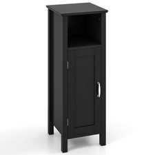 Bathroom Floor Storage Cabinet Free Standing w/ Anti-toppling Device