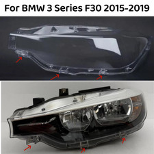 BMW 3 Series F30 318 320i Left Passenger Side Headlight Lens Replacement 2016-18