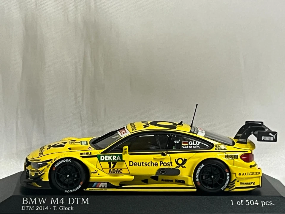 1/43 BMW M4 DTM Team MTEK 2014 #17 Timo Glock Model car Minichamps - Image 4 of 4