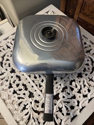 Vintage Aluminum Electric Skillet Dormeyer Fri-Way Tested Works Great Cooking