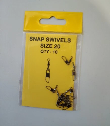 Snap Swivels Pack of 10, Size 20