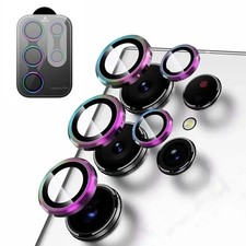 Camera Lens Protector Full Cover 9H Glass Metal Ring For S25 Ultra S24 S23 Plus