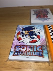 LOT OF 3 SONIC ADVENTURE LIMITED RUN TRADING CARD SLEEVES SEGA DREAMCAST PACKS
