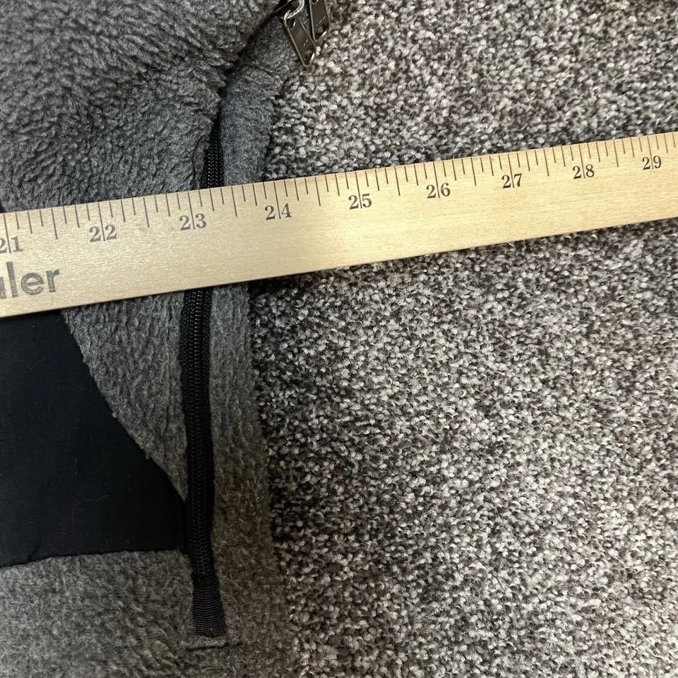 Chaqueta polar The North Face retro Denali para mujer grande gris cremallera completa Gorpcore Foto 3 de 4