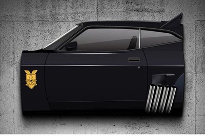 WOW!!  1973 Ford Falcon XB GT  Load Max Interceptor Movie Car Door Style Sign