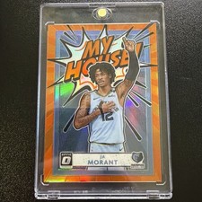 2020-21 Ja Morant Panini Donruss Optic My House! Orange Prizm 32/39