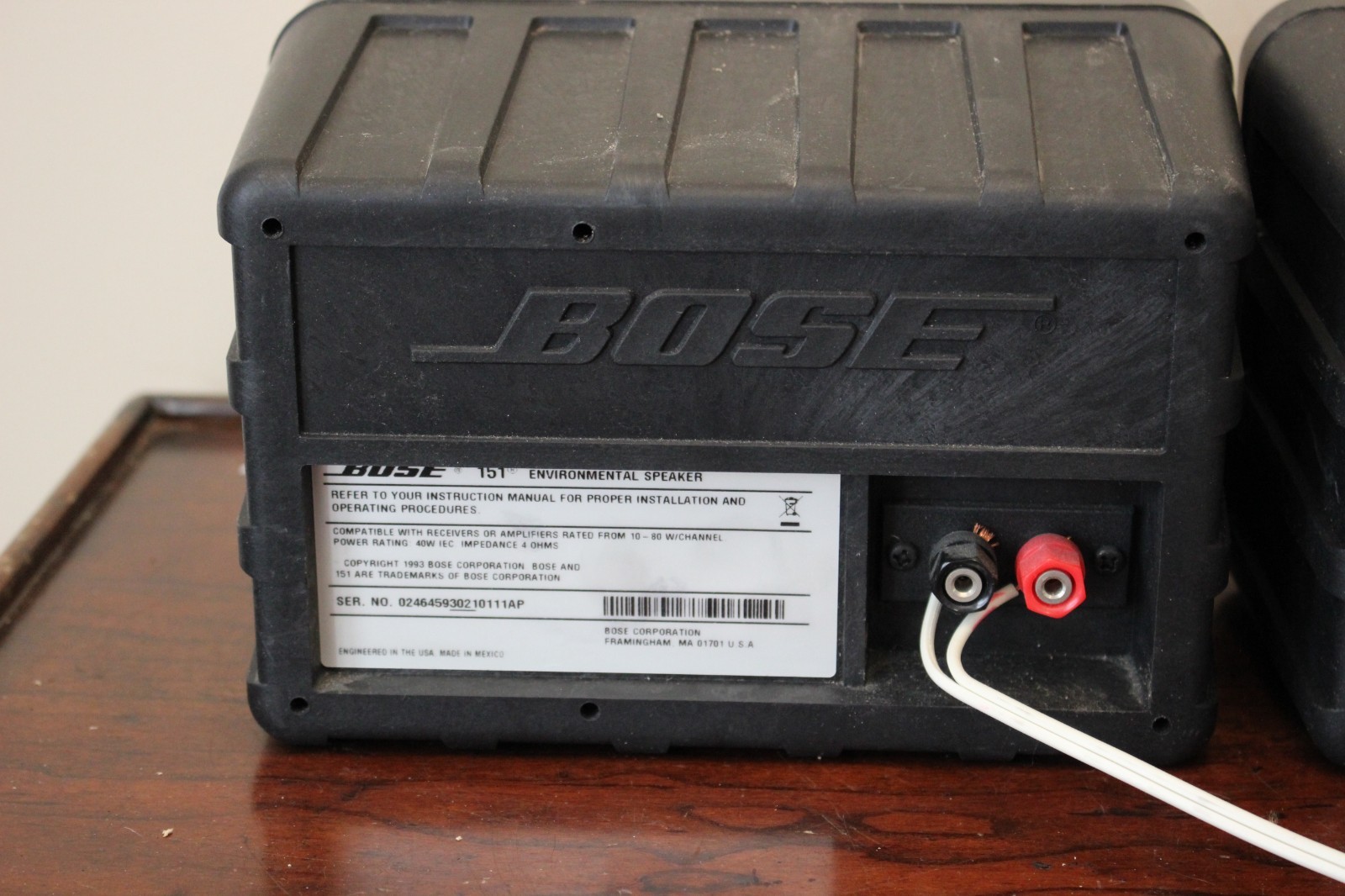 Bose 151 Environmental Speakers Indoor Outdoor Weatherproof Pair Set of 2