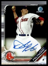 2019 Bowman Chrome Prospects Autographs Durbin Feltman Auto Boston Red Sox