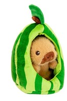 Capybara In Wassermelone PlüSch 20Cm Wasserschwein Merch Plush Stofftier Toy Fan