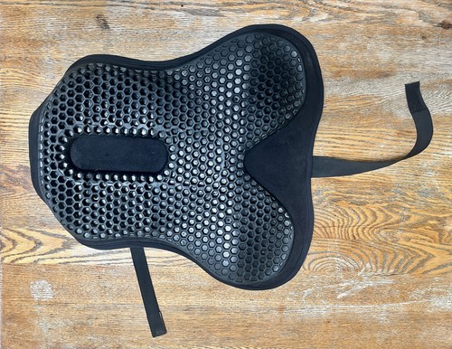 Acavallo Gel Seat Saver Jump Gel Out - Ortho Coccyx, 20mm, Black, Large