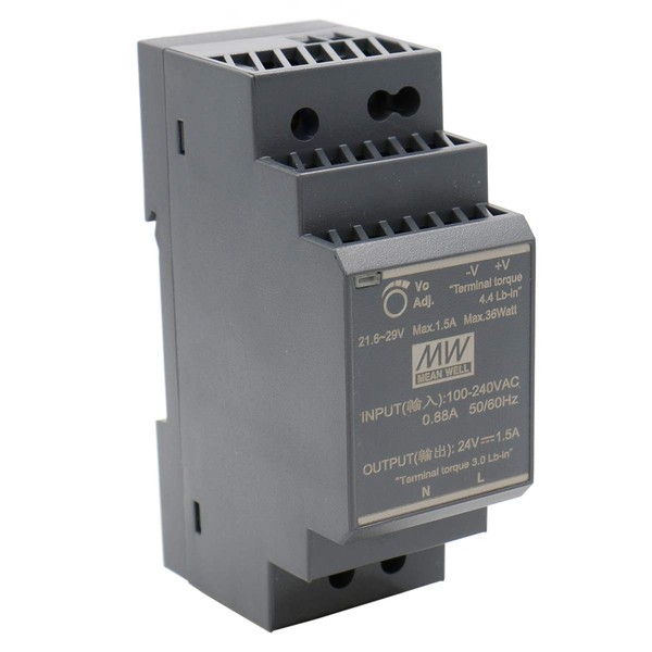 Mean Well Schaltnetzteil Din-Schiene 36W 24V/1,5A-image