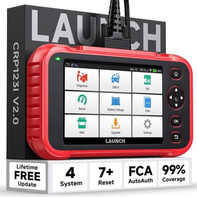 LAUNCH CRP123IV2.0 OBD2 Scanner Car Engine Check ABS SRS AT Diagnostic Scan Tool