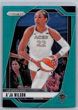 2024 Panini Prizm WNBA A'JA WILSON Teal Prizm #86 /49 Aces