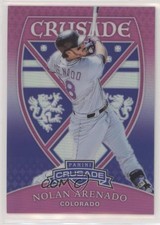 2018 Panini Chronicles Crusade Pink Prizm 7/25 Nolan Arenado #22 o7m