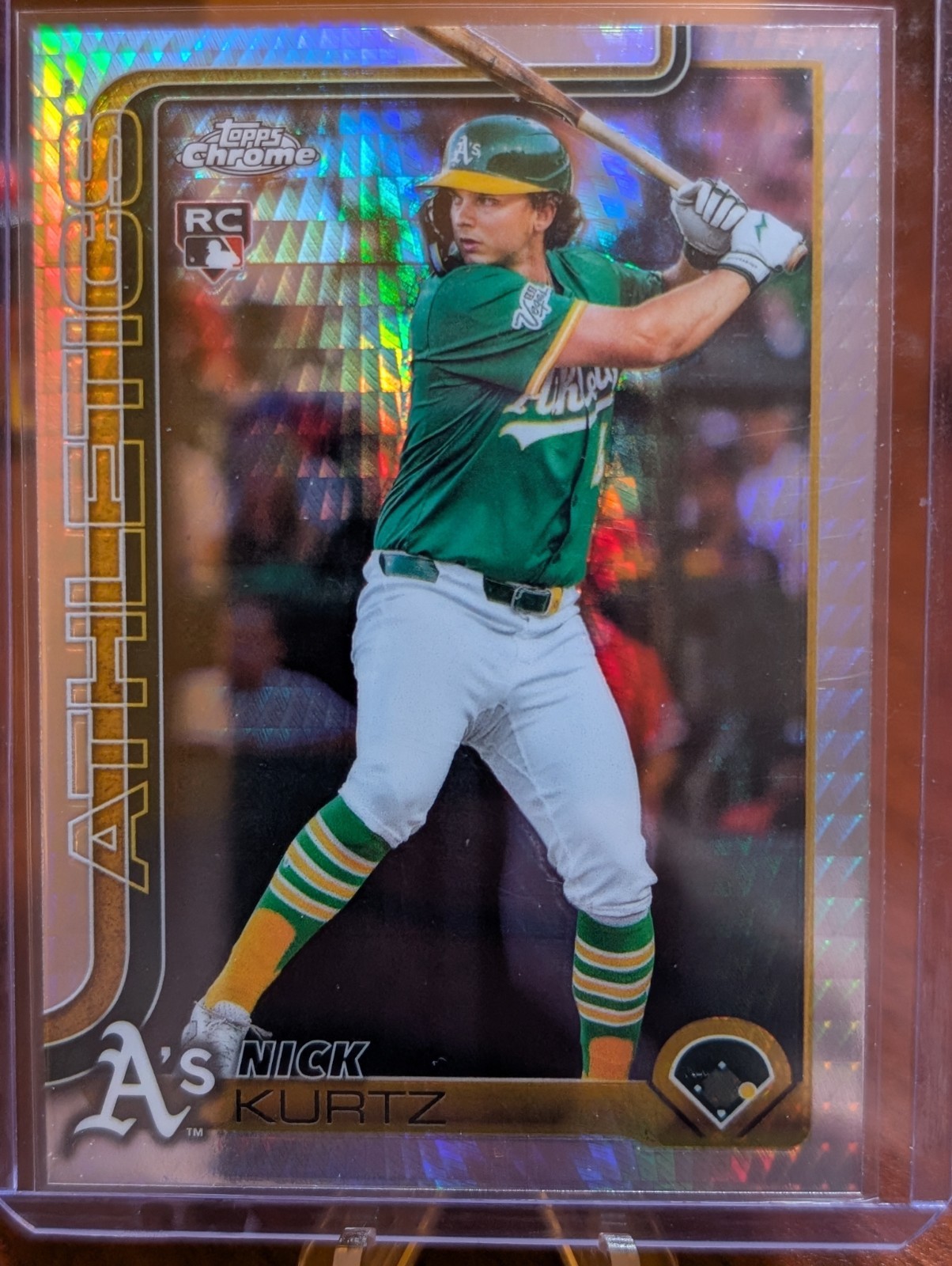 NICK KURTZ 2025 Topps Chrome Update #USC178 Prism Refractor Rookie RC