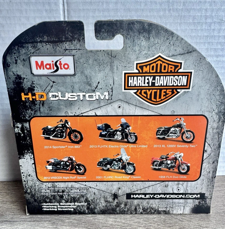 Maisto Harley Davidson 2013 FLHTK Electra Glide Ultra ограниченная серия 33 1:18 - Изображение 3 из 4